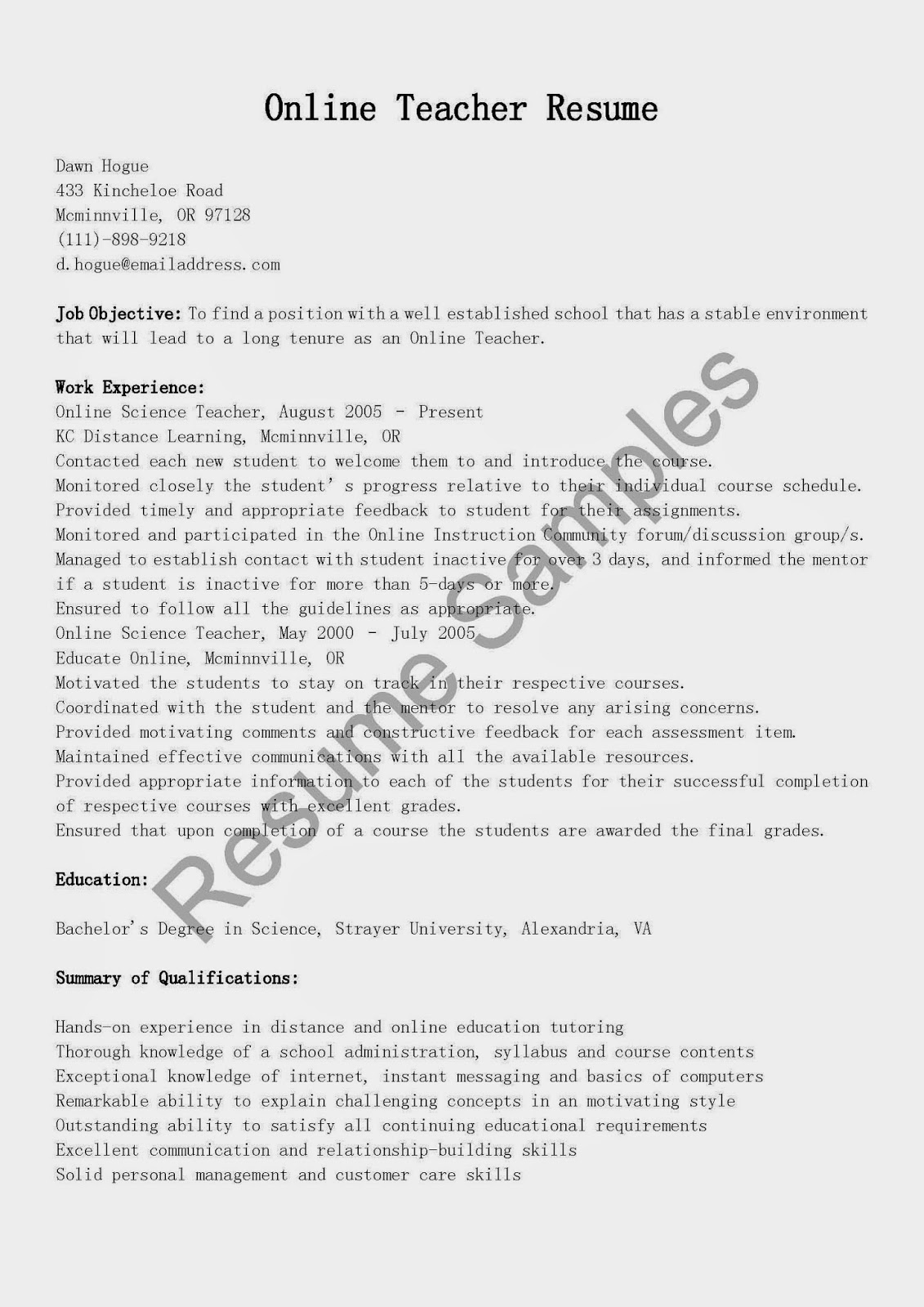 Find a cosmetologist resume online